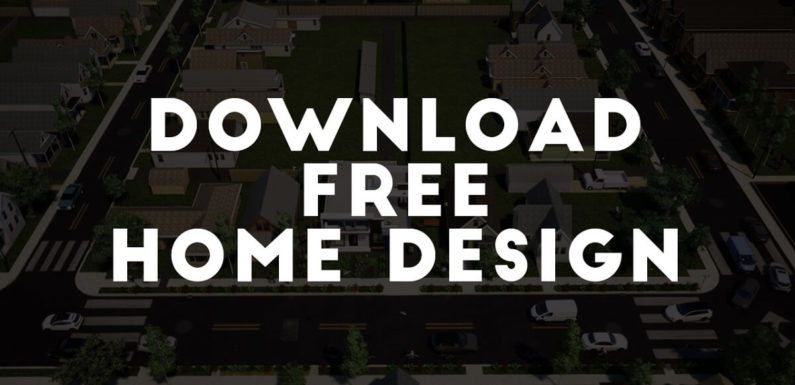 Download Free 2D and 3D House Plan Exterior and Interior View