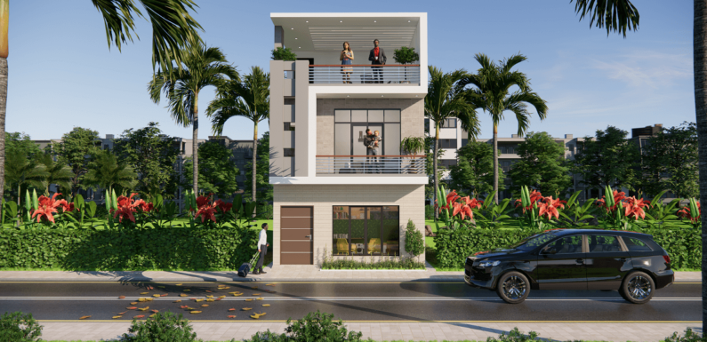 20×40 Feet Small House Design With 4 Bedrom Complete Details