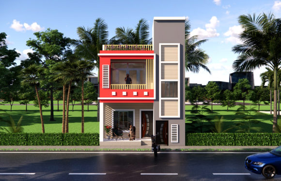 20×45 Feet House Design For Rent Purpose With Parking Complete Details